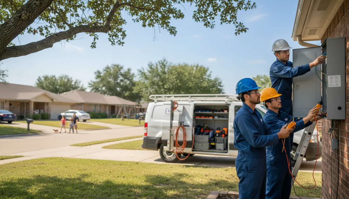 Certified electrician providing emergency electrical services in Manlius, IL